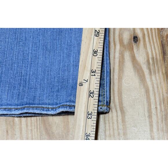 American Eagle Outfitters Light Blue Wide Leg Jeans - Picture 7 of 8